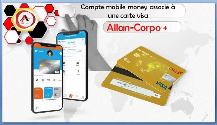 Vente de carte Visa et MasterCard